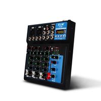 Meilleures ventes - Contrôleur DJ / Console audio - Mixeur USB BT - Mixeur audio 4 canaux pour scène