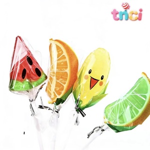 Piruletas con Forma de Fruta, Caramelos Duros con Sabor a Fruta, Divertidos Diseños de Maíz/Melón/<span class=keywords><strong>Naranja</strong></span>, Empaquetados en Caja, Dulces para Niños, Golosinas para Fiestas - Product Image 3