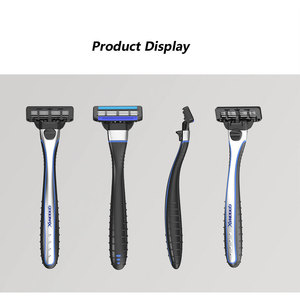 Goodmax Manual <b>Razor</b> Five Layer Blade Imported Stainless Steel Handle <b>For</b> <b>Men</b> Face Shaving - Product Image 3