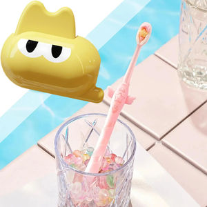 Protector de Cabezales de Cepillo de Dientes con Diseño de Dibujos Animados, Organizador de Viaje, Estuche Protector Portátil con Clip de Plástico (Venta al Por Mayor, 1 Pieza) - Product Image 1