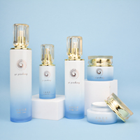 Offre Spéciale rose 30g 50g 40ml 100ml 120ml Conteneur d'emballage en verre cosmétique à large ouverture Bouteille Ventes directes d'usine
