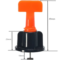 YS 1.5MM pas cher prix réutilisable carrelage accessoires Clips pour carrelage entretoises clé spéciale Spin système de nivellement