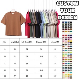 OLA- T-Shirt di Lusso da 300Gsm per Uomo, Unisex, con Stampa Grafica, 100% Cotone, Streetwear, Oversize - Product Image 2