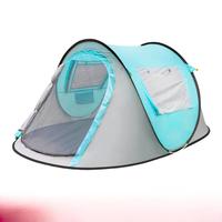 Tente de camping pliable pour 2 personnes, tente de camping automatique d'extérieur, imperméable, tente en forme de bateau, installation rapide sans outils