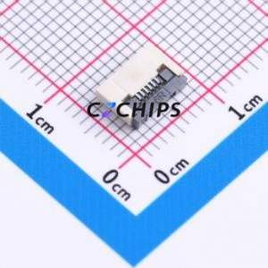 XW0520012-060R-001 FFC/FPC Connector SMD,P=0.5mm,Horizontal Mount Connector Flip Cover Type Bottom Contact 6P 0.5mm - Product Image 1