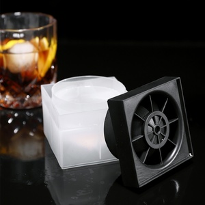 Easy Release Whiskey <b>Ice</b> Ball <b>Maker</b> Large Sphere <b>Ice</b> Cube Tray Mold Reusable Silicone <b>Ice</b> Ball Mold - Product Image 3