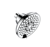 Robinet de douche de plafond 6 fonctions à jet de pluie, puissant et économique, avec filtre à eau sain, accessoires de robinetterie de salle de bain plaqué or simple