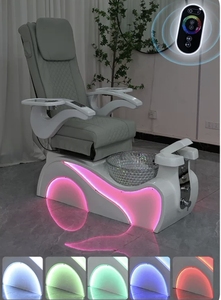 Sillón de masaje eléctrico para pies, sofá de spa para pedicura, sillón de sauna para cuidado de uñas, cama de masaje para pies, sillón de salón de belleza X - Product Image 6