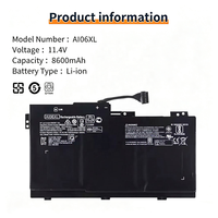 Batterie d'ordinateur portable OEM AI06XL pour HP ZBook 17 G3 Series HSTNN-C86C TPN-C127 11.4V 8400mAh Batterie de remplacement pour ordinateur portable
