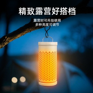 Lámpara portátil para acampar, recargable con LED y batería de larga duración para uso en exteriores - Product Image 3