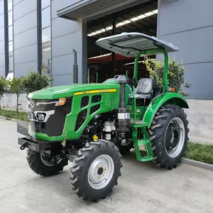 Mini Traktor Taman Traktor 4WD Kebun Anggur Digunakan Traktor 60hp dengan Mesin Pemotong Dijual Ke Australia