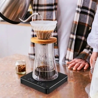 Timbangan Dapur Digital Mini USB-c Isi Ulang 3kg Dengan Fungsi Timer Otomatis Timbangan Kopi Tetes
