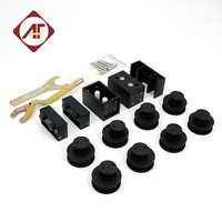 ANFU HARDWARE CRL-Système de porte de douche coulissante, design moderne, noir mat, luxe, 180 degrés, série Cambridge, contournement à deux portes, 1 an