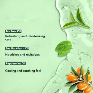 Gel de Ducha Perfumado con Aceite de Árbol de Té Puro y Natural de Marca Privada al por Mayor de Fábrica con Descuento Mixto HQ para Piel, Pies y Cuerpo Saludables - Product Image 3