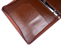 Porte-documents A5 en cuir PU à 3 anneaux Eintolles, personnalisable, rechargeable, organiseur de documents