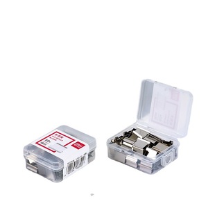 Deli Binder Clip 50 Mm Metal Silver 50 Pcs Box Office Student Stationery - Product Image 1