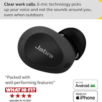 Écouteurs sans fil Jabra Elite 10 True Wireless avec réduction de bruit active avancée
