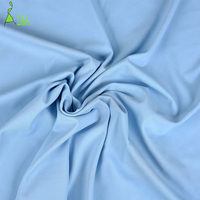 Gran oferta, 200gsm, 88% poliéster, 12% Spandex, secado rápido, transpirable, tela elástica de 4 vías, ropa deportiva de punto teñida lisa, lencería para niñas