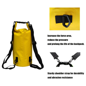 Custom 10L 15L 20L Hiking Camping 500D <b>PVC</b> <b>Tarpaulin</b> IPX6 Grade 0.5mm Thick Waterproof Dry Bag Backpack - Product Image 4