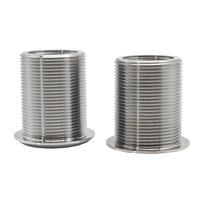 Fine Thread CNC Turning Stainless Steel Threaded Insert Stud for Mechanical Repair Assembly