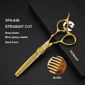 Chuyên Nghiệp 6-Inch Thép Không Gỉ Salon Tóc Kéo Thiết Kế Thời Trang Vàng In Cho Cắt Tạo Kiểu Cho Thợ Cắt Tóc Tạo Kiểu Tóc - Product Image 3