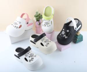 Sandal <span class=keywords><strong>EVA</strong></span> sol lembut warna kontras desain populer sandal taman untuk wanita - Product Image 1