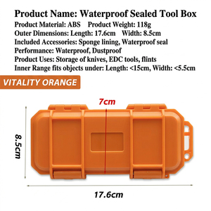 Caja de Almacenamiento Mini EDC DSF57 al por Mayor, de Plástico Verde, Impermeable, con Cierre de Pestillo y Asa de Transporte - Product Image 5