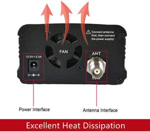 Kit de Transmisor FM de 7w, Estación de Radio de Transmisión Estéreo, Transmisor Inalámbrico FM de 7W para el Hogar, Supermercado, Iglesia, Automóvil - Product Image 4