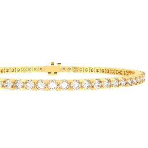 Classic Tennis <b>Bracelet</b> Fashion Jewelry Lab-grown Diamond 14K 18K Gold Tennis <b>Bracelet</b> Accessory for Women - Product Image 1