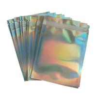 Sac en mylar laser à fermeture éclair résistant aux enfants anti-odeur avec impression personnalisée