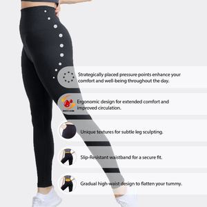 Respirant hanche-levage couleur unie conçu sans couture graphène à la mode cul Leggings sport leggings femmes - Product Image 2