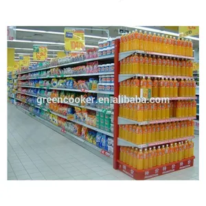सुपरमार्केट शेल्फ फैक्टरी गुआंगज़ौ में भंडारण रैक धातु