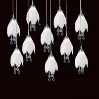 Lampes LED décoratives en acrylique pour mariage, ampoules florales, éclairage de plafond couleur chaude, décoration de salle de mariage, IP54, drapage lumineux Skyline