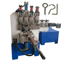 Machine à fabriquer des crochets de rideau en acier métallique CNC 2D 3D, machine à fabriquer des poignées de seau, machine à fabriquer des pinces en acier en forme de U, machine à fabriquer des clips à ressort
