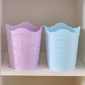 Eiffel Tower Pattern Desktop Organizer Polygon Shape Standing Type Office Storage Container For Daily Necessities - Product Image 4