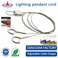 Kit de suspension réglable antirouille FENGMIN pour panneau LED et éclairage de plafond – Vente directe usine, personnalisable