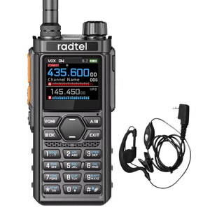 Radtel RT-910 Radio portable NOAA AM FM pour spectromètre radio 45-59Mhz Talkie-walkie 960 canaux 10W de puissance de sortie Analyse de bande interne - Product Image 4