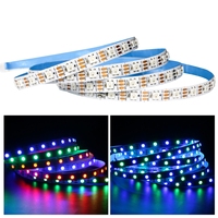 Tiras de Luces LED SMD SK6812 12V 60 LEDs RGBIC WiFi Tuya Smart USB 5V 5050 con Sincronización Musical 5V 1m