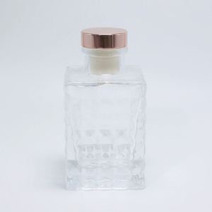Wholesale Transparent Square Glass for <b>Reed</b> <b>Diffuser</b> <b>Bottle</b> 40ml 90ml 190ml Easy Open End Seal Custom Engraving for Essential Oi - Product Image 5