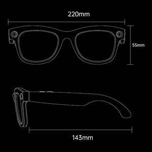 ¡Novedad de 2025! Gafas inteligentes multifunción M01 con cámara, Asistente Ai, grabación de vídeo, reconoce automáticamente más de 100 idiomas - Product Image 6