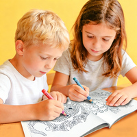 Service d'impression personnalisé de livres de coloriage pour adultes et enfants, fabriqué en Chine par une usine professionnelle