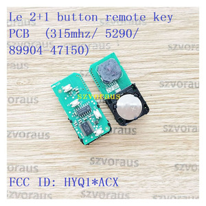 Chất lượng cao 2 + 1 nút thông minh từ xa chìa khóa xe PCB cho <span class=keywords><strong>Lexus</strong></span> 315MHz/5290/ 89904-47150 FCC ID hyq1 * ACX chìa khóa thông minh <span class=keywords><strong>Fob</strong></span> - Product Image 2