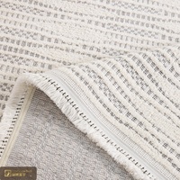 Tapis Turc Premium LandScopeTech Moderne Abstrait Linéaire à Pois Tissé Wilton Ultra-Pliable à Poils Courts Doux et Adapté aux Animaux de Compagnie