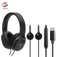 Headphone Over-ear Anti-Radiasi Tipe-C Terbaru dengan Pelindung EMF untuk Perisai Tubuh, Headset Radiasi Rendah