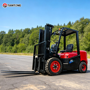Chariot élévateur diesel 4 roues 2 tonnes avec siège conducteur, garantie 1 an, livraison gratuite, haute stabilité pour le levage de charges industrielles - Product Image 5