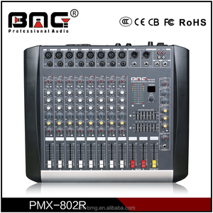 Mini-mixeur numérique professionnel BMG PMX 802R USB 8 canaux avec écho et DSP USB pour karaoké - Product Image 4