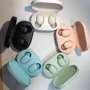 Macaron A6S Bluetooth Headsets Vs Redmi Airdots Draadloze Oordopjes 5.0 Tws Oortelefoon Noise Cancelling Met Mic Opladen Doos