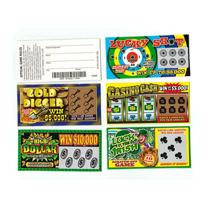Nicro personnalisé réaliste loterie billets à <span class=keywords><strong>gratter</strong></span> cartes de <span class=keywords><strong>jeu</strong></span> de <span class=keywords><strong>bingo</strong></span> jeux de méfait cartes à jouer personnalisées OEM <span class=keywords><strong>jeu</strong></span> de cartes de fête - Product Image 5