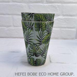 Eco Friendly riutilizzabile viaggio tazza di caffè 12oz RPET portare via tazze di bambù per andare tazze per il succo di caffè - Product Image 2