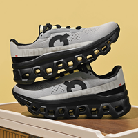 Chaussures de course pour hommes Cloudmonster originales de luxe personnalisées, respirantes, en mesh, confortables, légères, à lacets, semelle extérieure en caoutchouc, tous styles